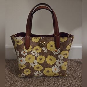 Coach Willow Floral Tote